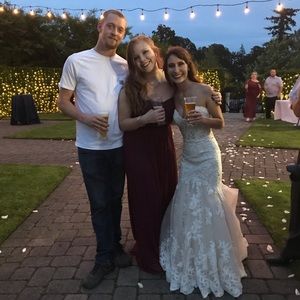 David’s bridal bridesmaid dress